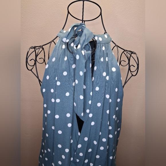 Polka Dot Halter Jumper - Picture 7 of 11